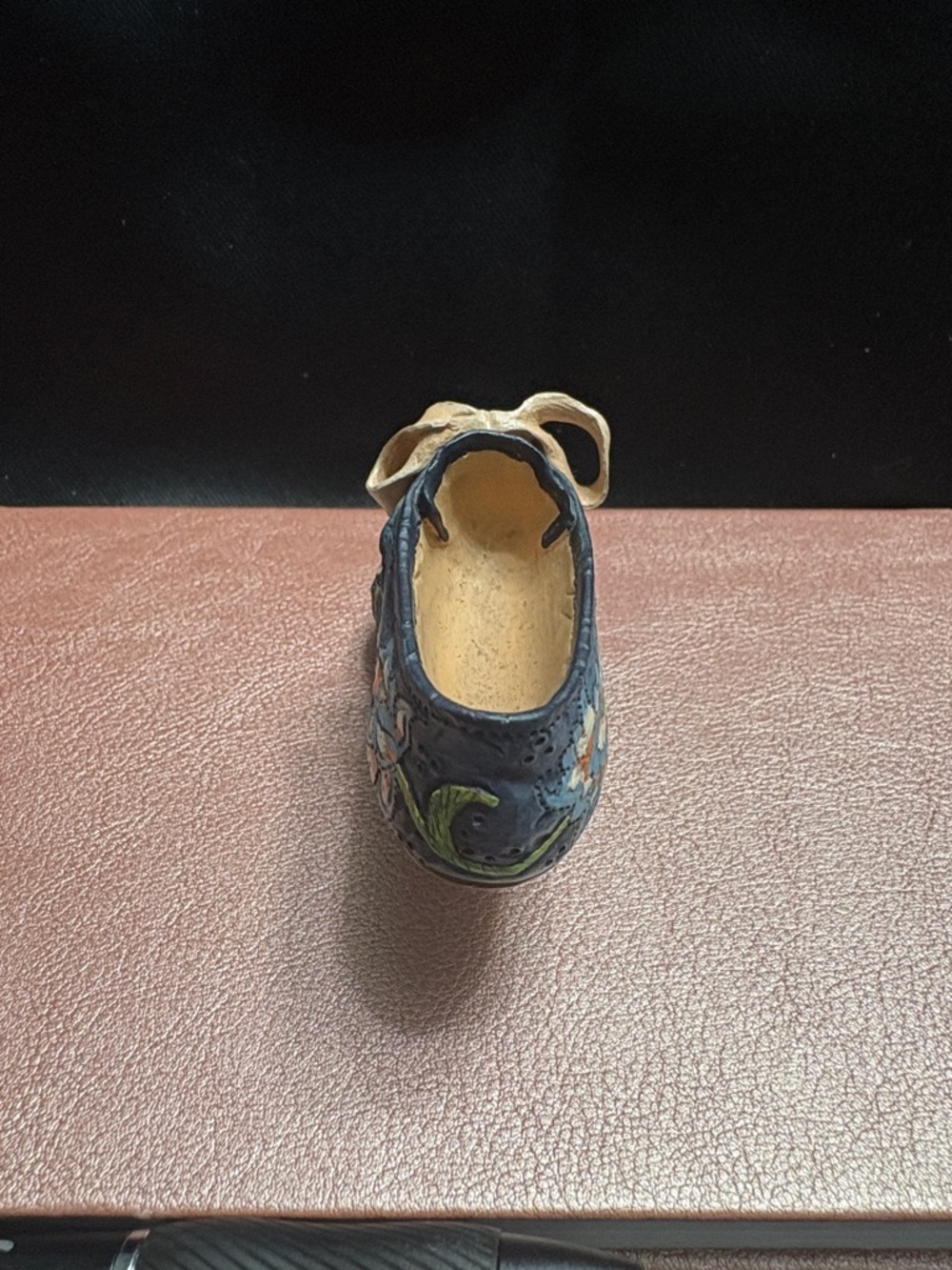 Just The Right Shoe Blue Embroidered Heels - Picture 3 of 5